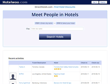 Tablet Screenshot of hotelwoo.com